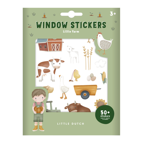 Little Dutch Little Dutch Fenstersticker Little Farm  