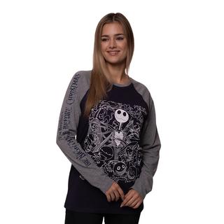 Nightmare Before Christmas Jack Crowd T-Shirt Manches Longues  