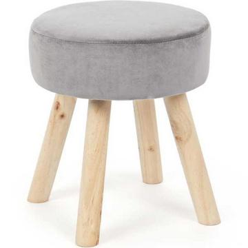 Pouf Adeline gris