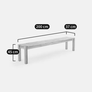 La Redoute Intérieurs Sitzbank aus massiver Eiche  