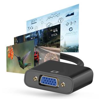 Avizar  Adaptateur HDMI vers VGA femelle Noir 