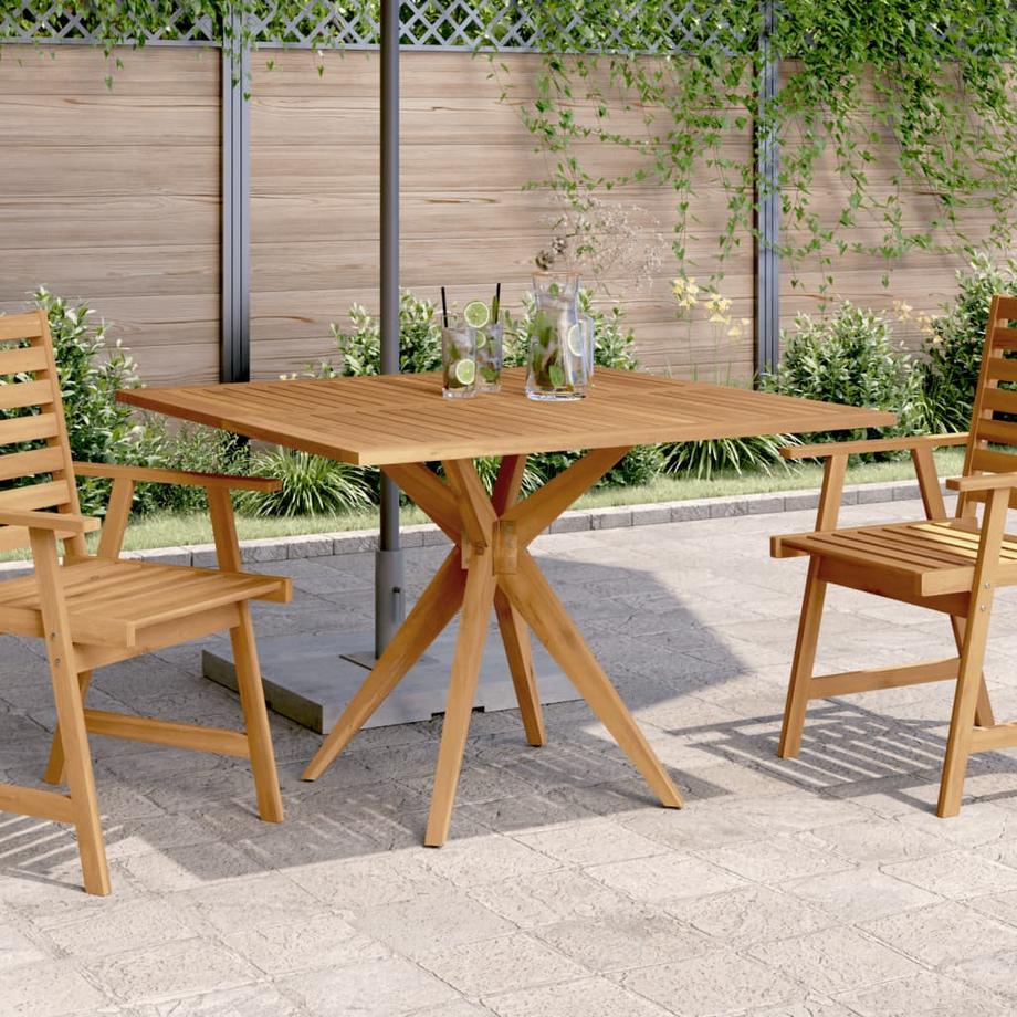 VidaXL Table de jardin bois  