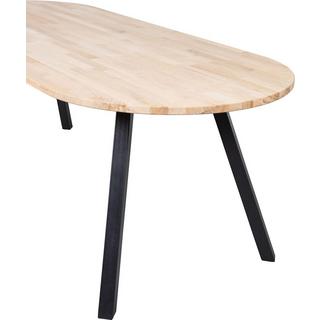 mutoni Esstisch Tablo Oval Eiche FSC Square Fuss  