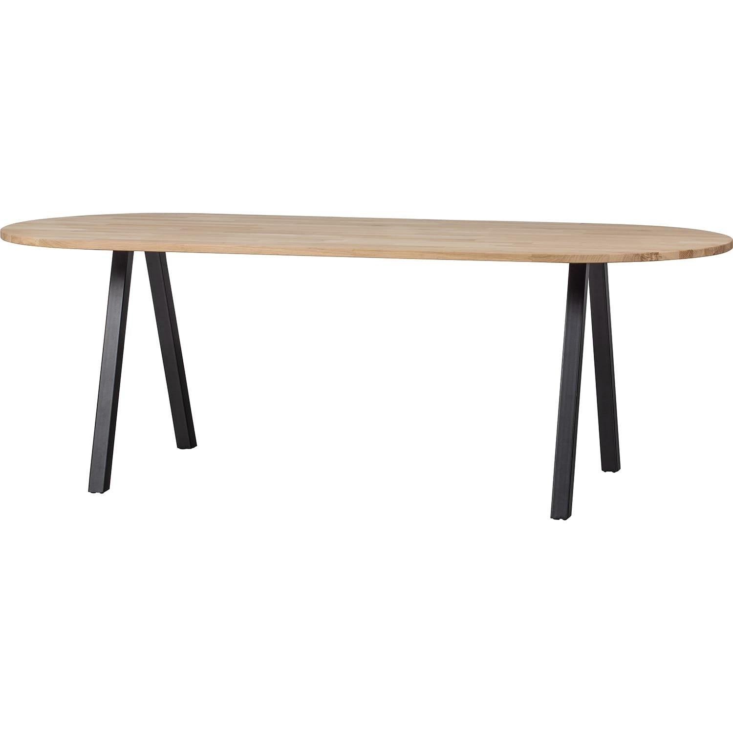 mutoni Esstisch Tablo Oval Eiche FSC Square Fuss  