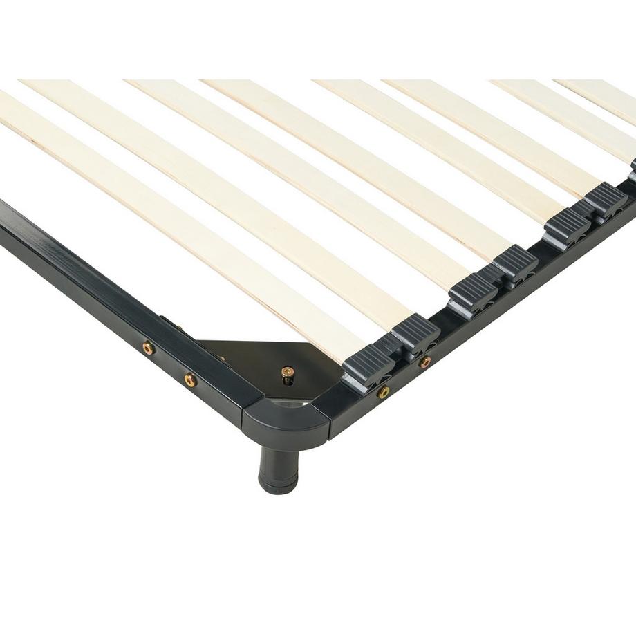 Beliani Base letto a doghe freestanding en Acciaio COMBOURG  