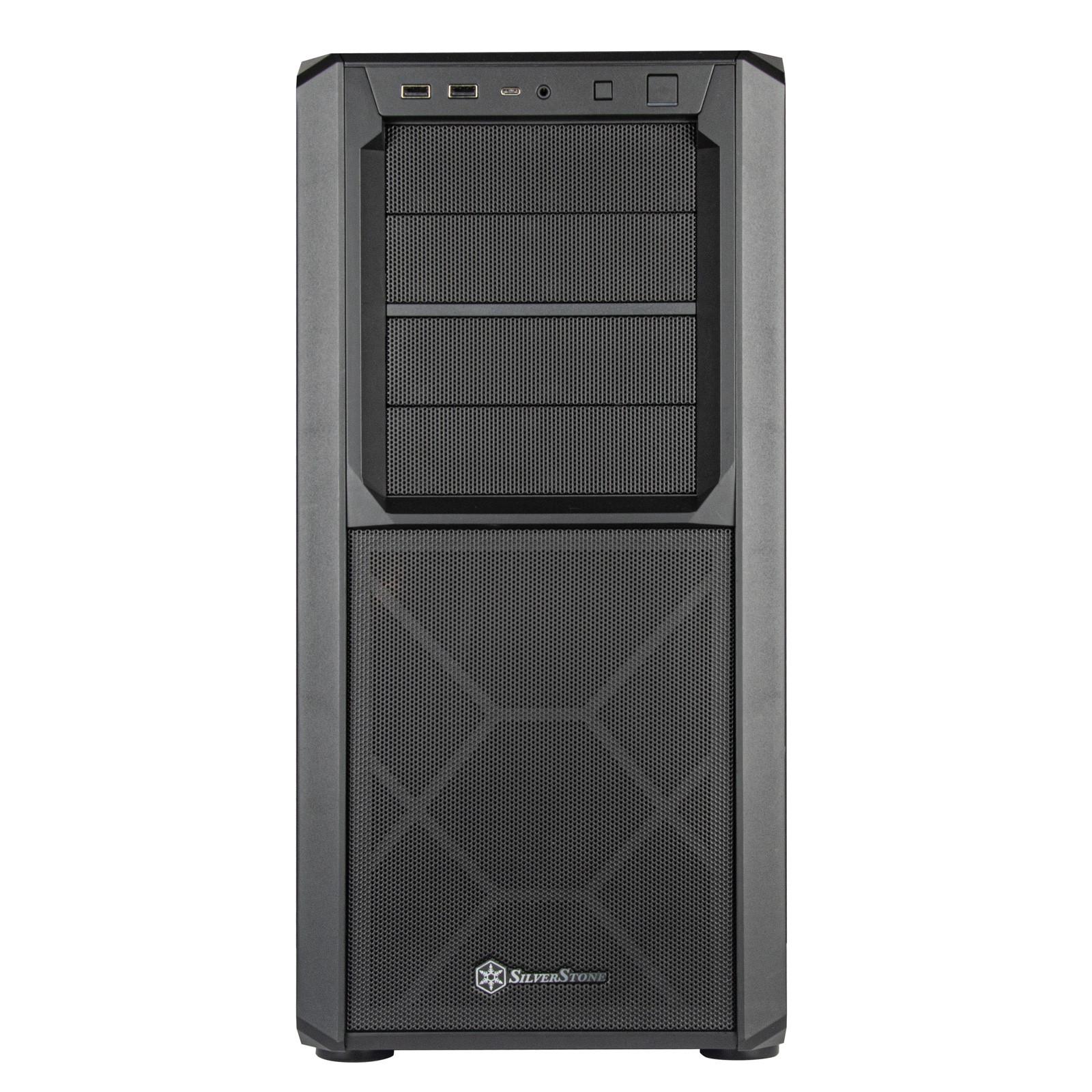 SilverStone  SETA D1 Midi Tower Schwarz 