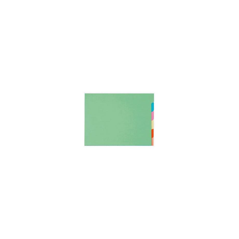 Paquet de 10x6 chemises compartiments a onglets pour armoire SUPER 210 - 24x32cm