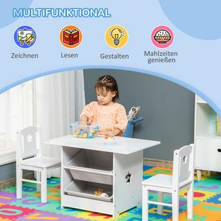 HOMCOM Kindertisch-Set  