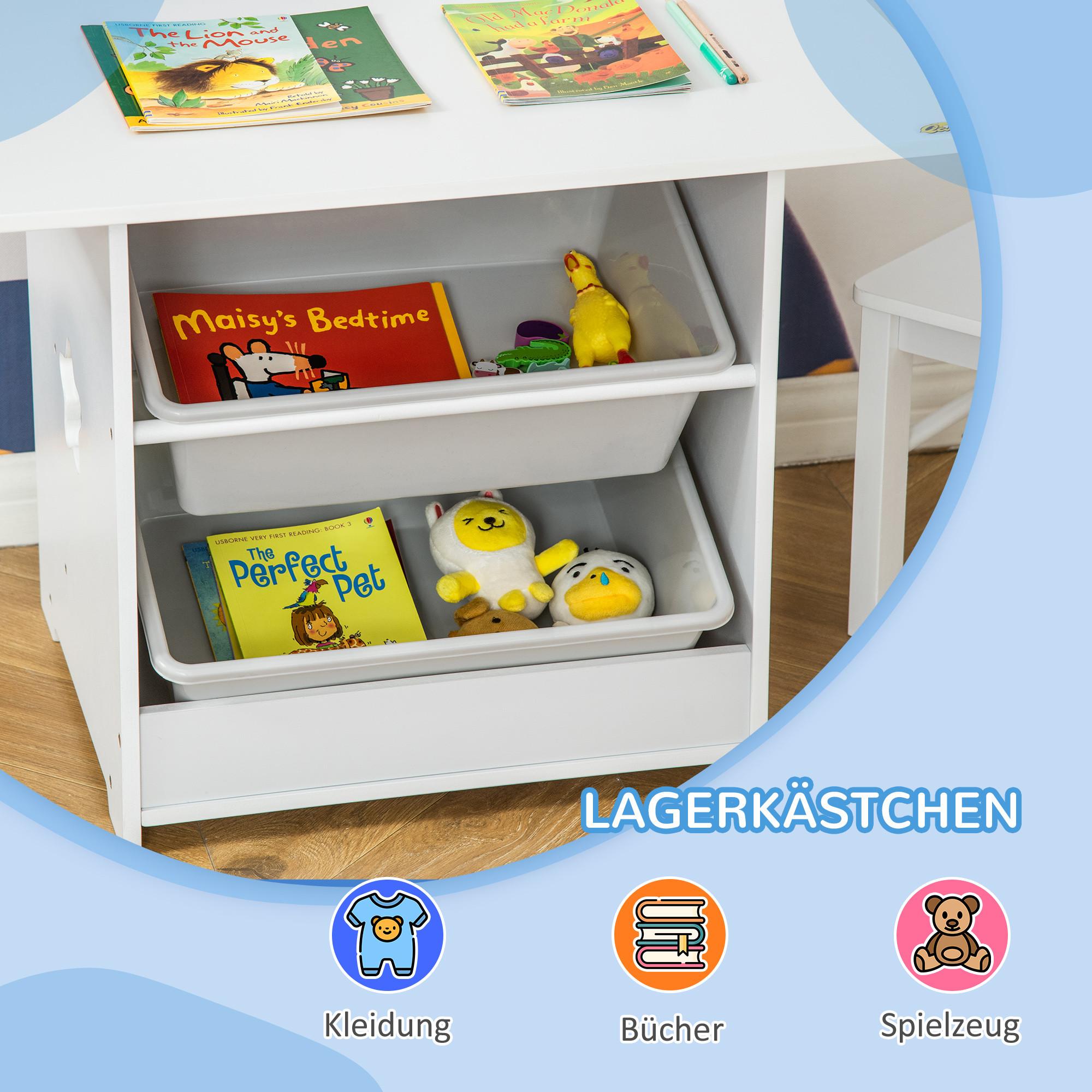 HOMCOM Kindertisch-Set  