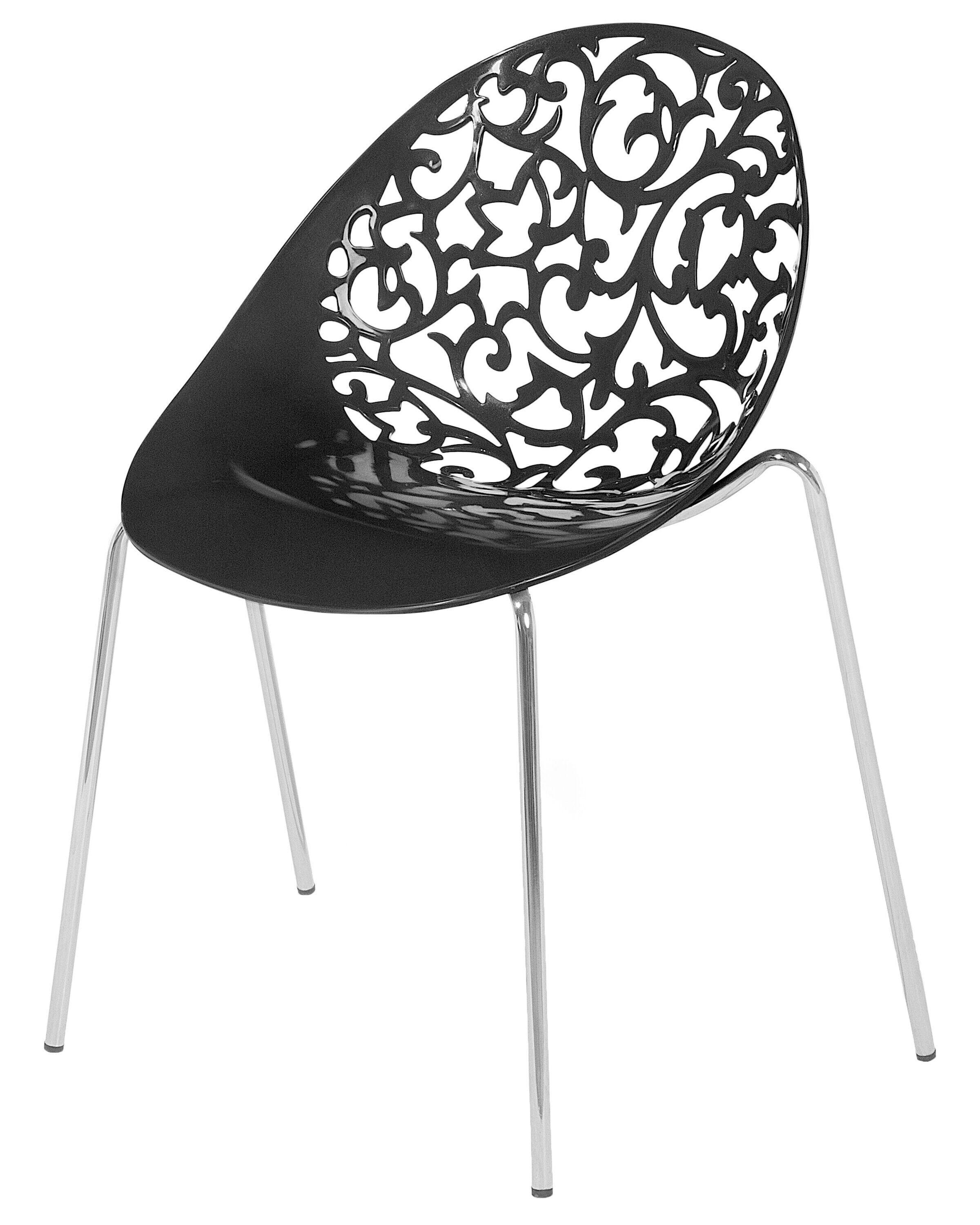 Beliani Chaise de salle à manger en Matière synthétique Moderne MUMFORD  