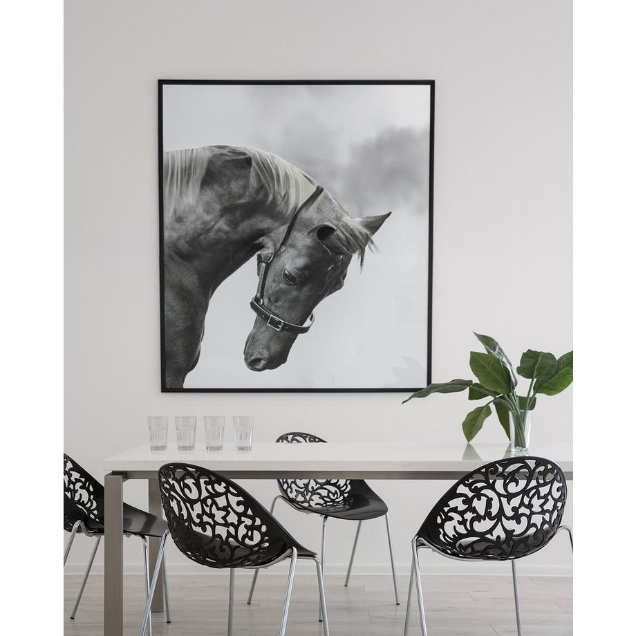 Beliani Set di 4 sedie da pranzo en Materiale sintetico  MUMFORD  