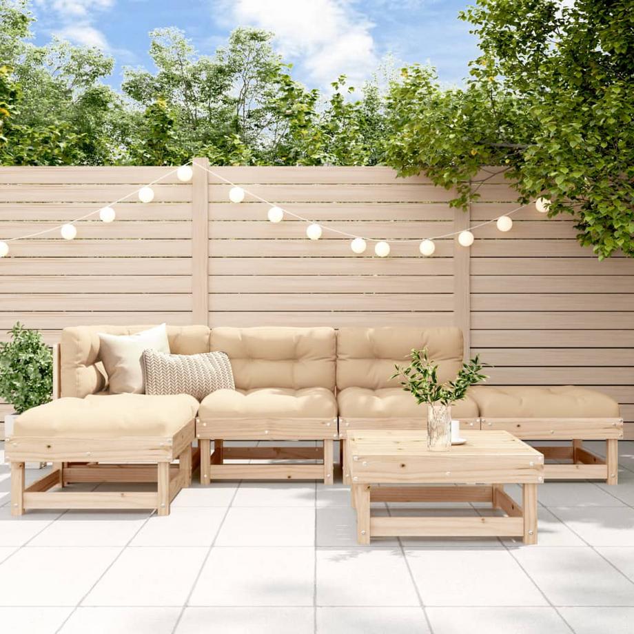 VidaXL Garten lounge set holz  