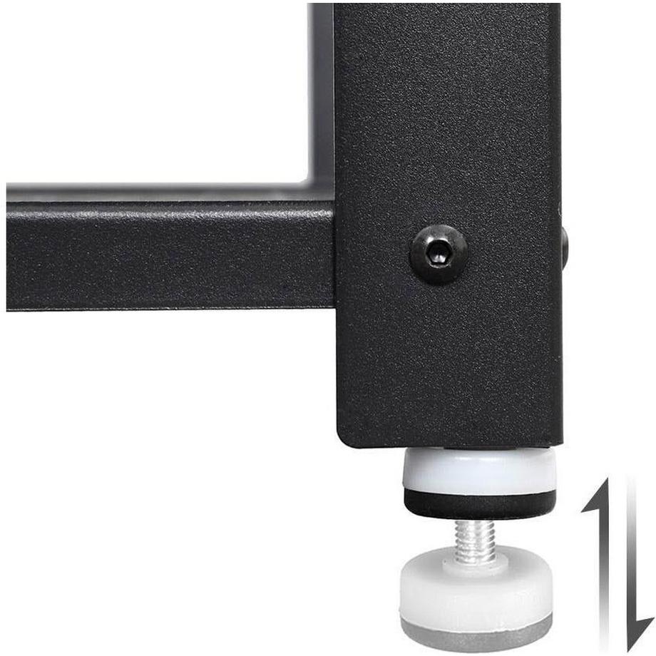 Pricenet Bartisch aus Holz und Stahl 120 x 60 x 90 cm, Tisch Traglast 100 kg  