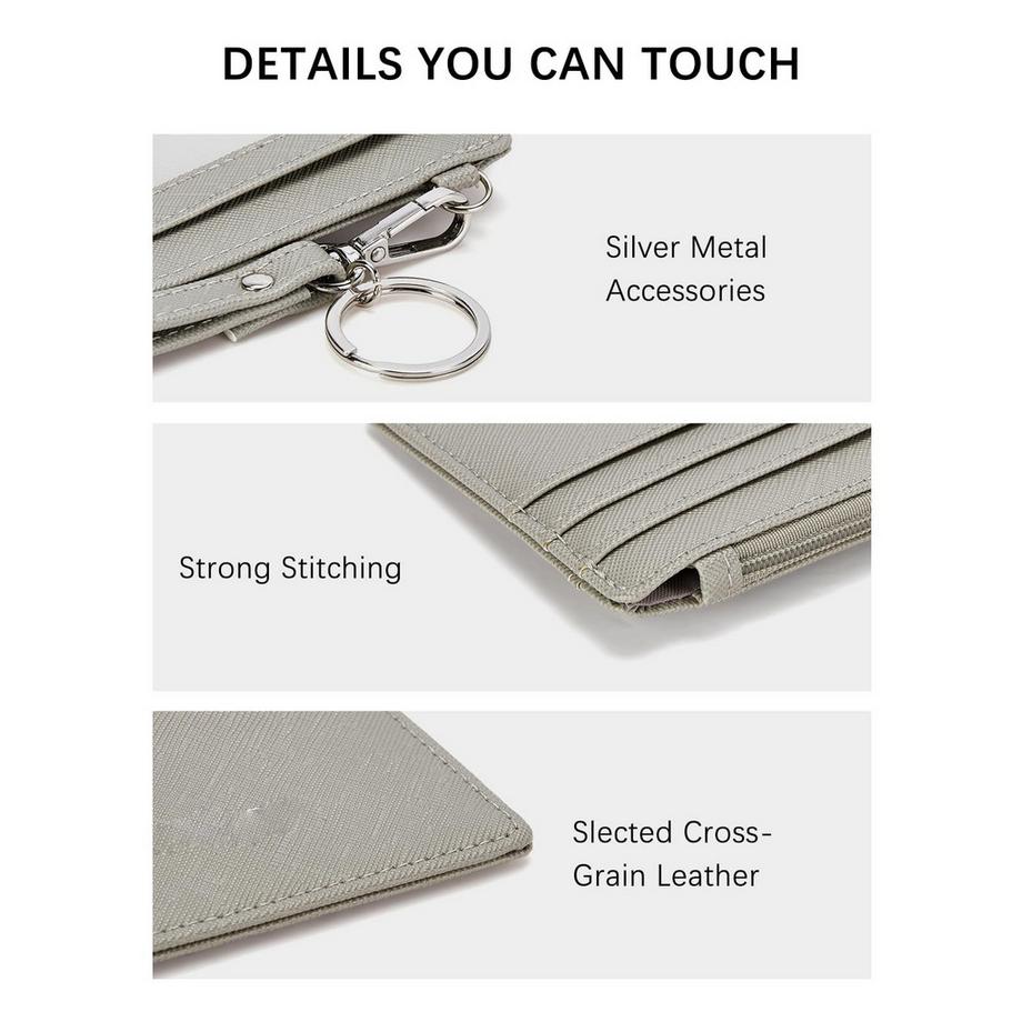 Only-bags.store Petit Porte-Cartes en Cuir PU Protection RFID  