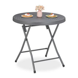 Northix Klappbarer Gartentisch in Rattanoptik  