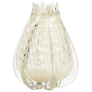 mutoni Vase Couronne forme main blanc cassé 24  