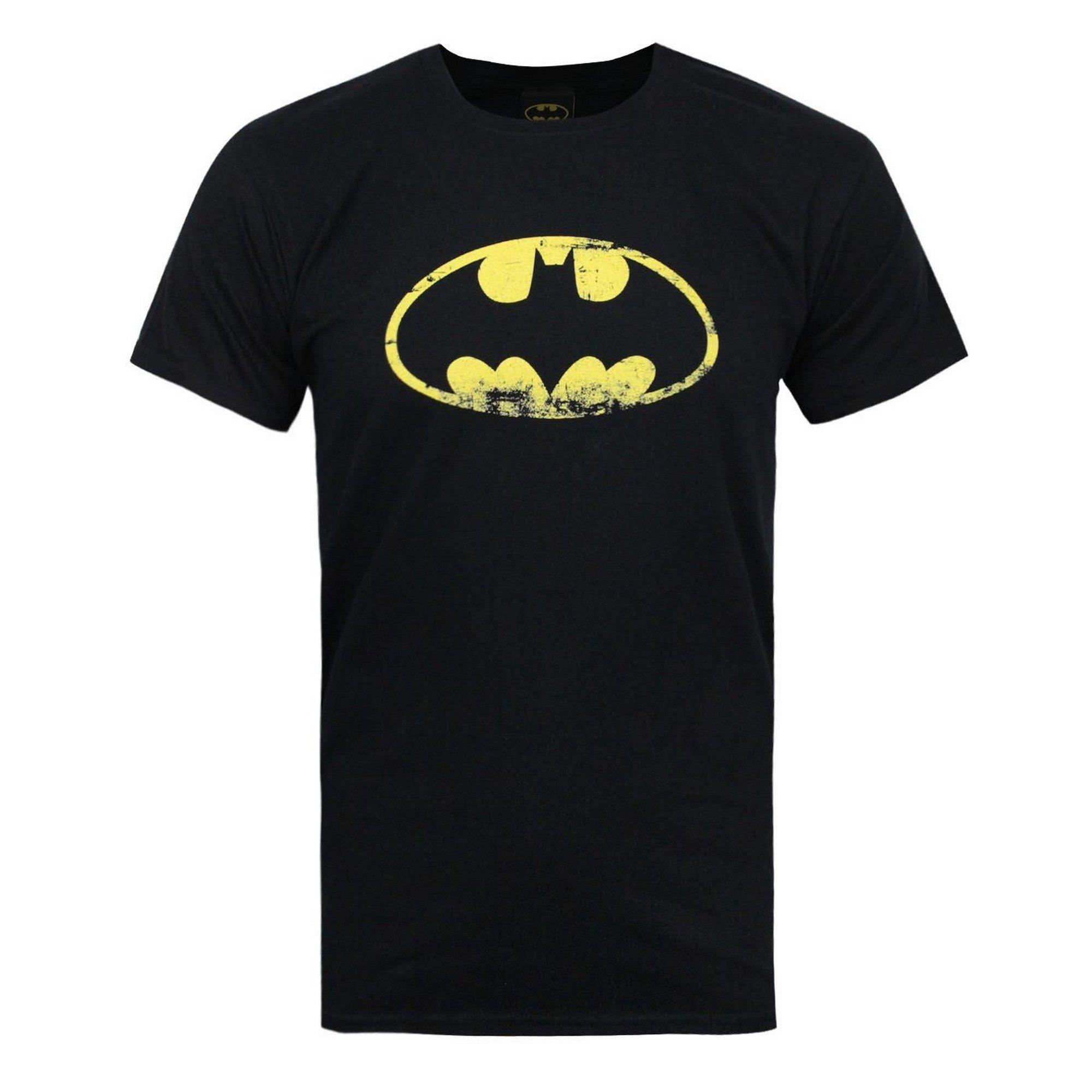 BATMAN  offizielles Distressed Emblem TShirt 