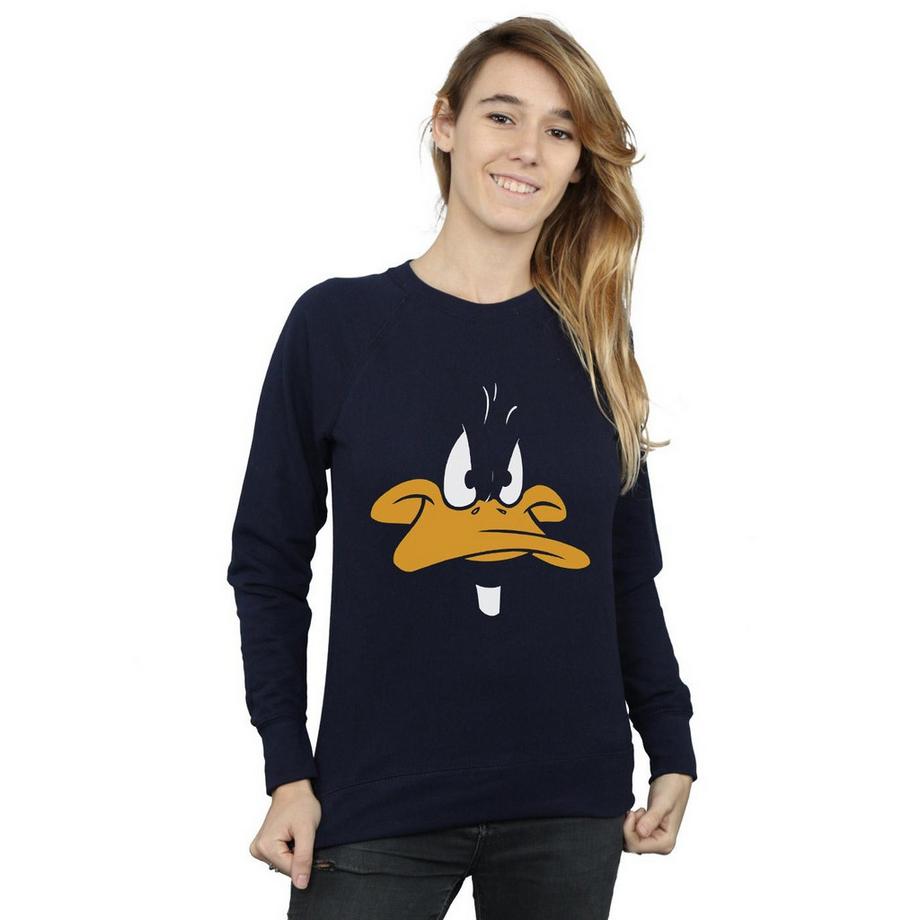 LOONEY TUNES Daffy Duck Visage Sweatshirt  