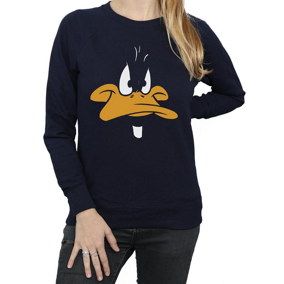 LOONEY TUNES Daffy Duck Visage Sweatshirt  