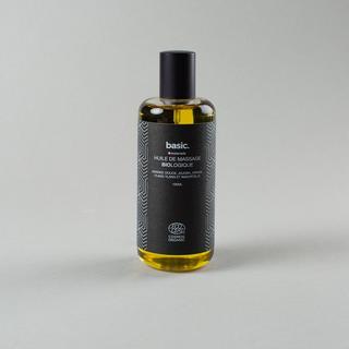 basic. huile de massage relaxante biologique  