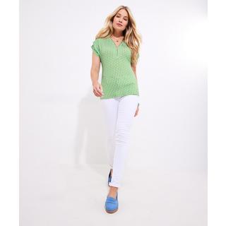 Joe Browns Haut Rétro Imprimé Géo Fermeture Éclair  