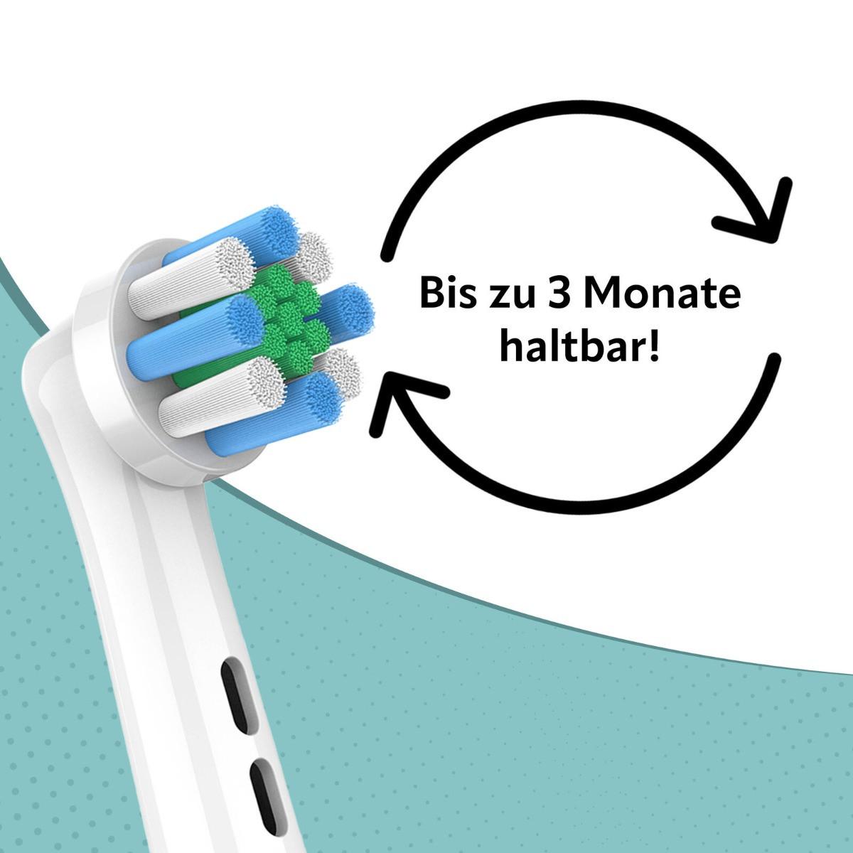 Ora-Care  Brossettes de rechange compatibles avec Oral-B Deep-Clean (pack de 8 couleurs) 