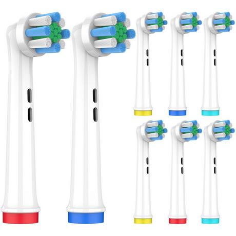 Ora-Care  Brossettes de rechange compatibles avec Oral-B Deep-Clean (pack de 8 couleurs) 