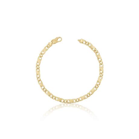 MUAU Schmuck  Bracelet Carrera Gelbgold 750, 22cm, 5mm 