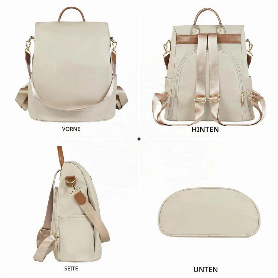 Only-bags.store Sac à dos décontracté étanche et antivol 2 en 1  