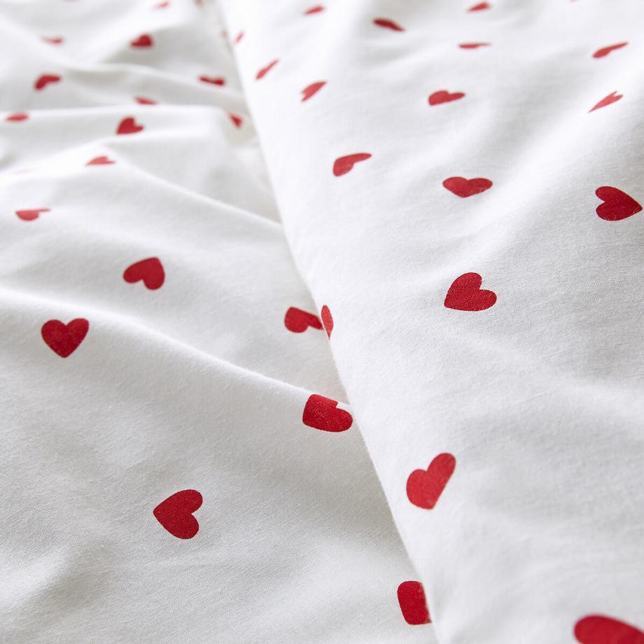 La Redoute Intérieurs Scacco Parure de lit motif cœurs  