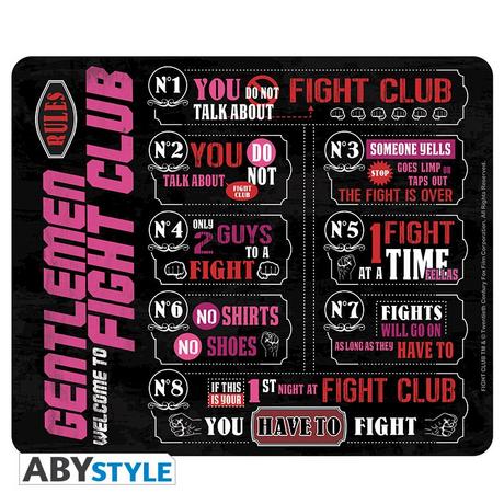 Abystyle  Tappetino per mouse - Fight Club - Fight Club's rules 