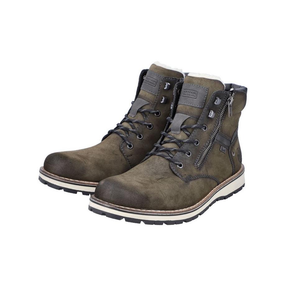 Rieker Bottines à lacets et fermeture éclair  