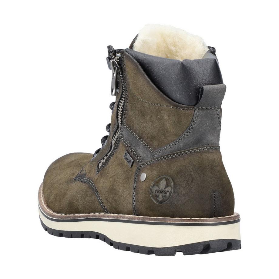 Rieker Bottines à lacets et fermeture éclair  