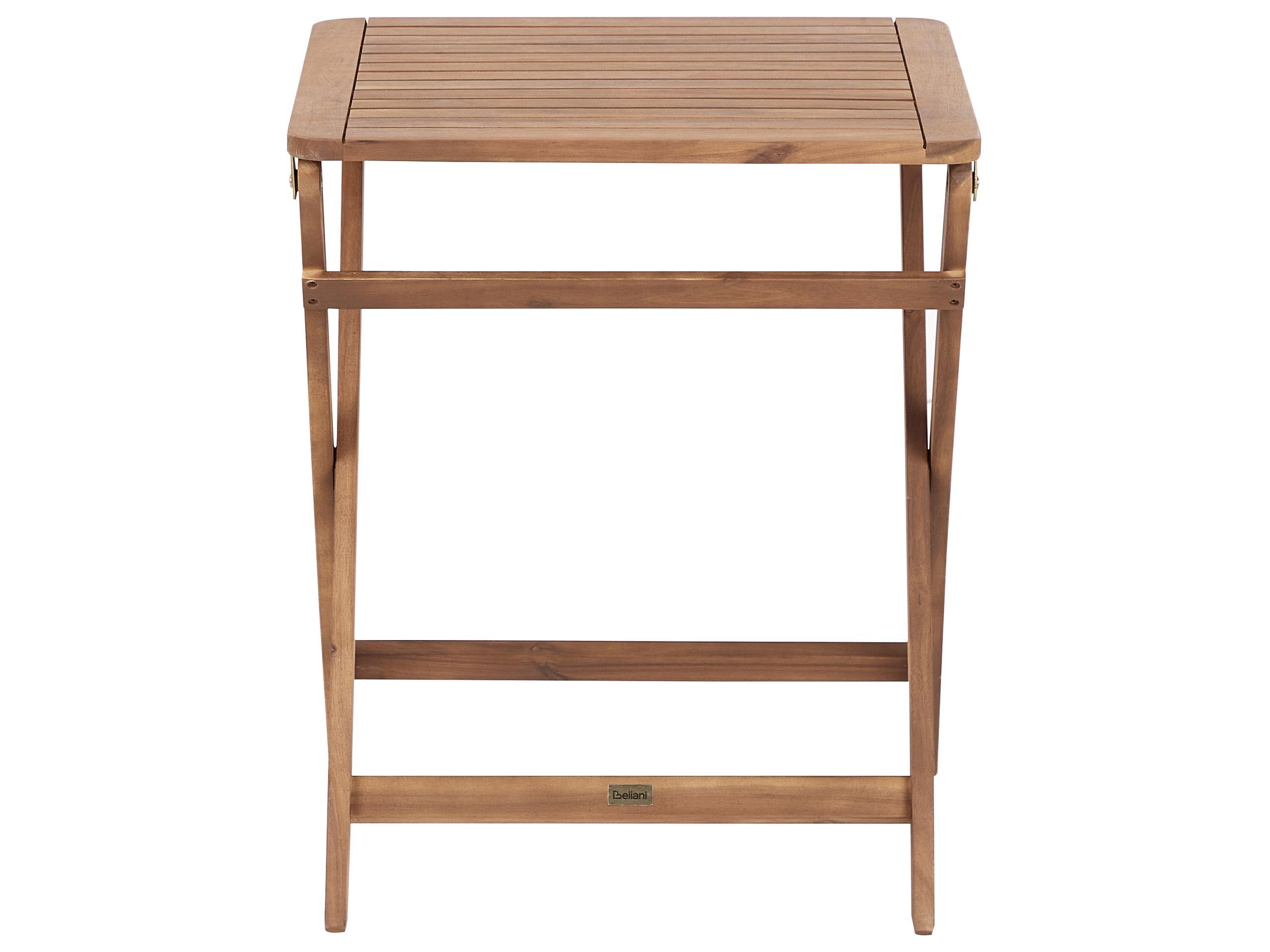 Beliani Set bistrot en Legno d'acacia certificato FSC® Classico PARAGGI  