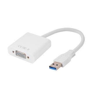 eStore  Adattatore da USB 3.0 a VGA - Bianco 