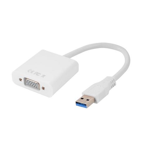 eStore  USB 3.0-zu-VGA-Adapter – Weiß 