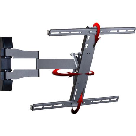 VCM Universal TV Halterung | VESA Wandhalterung | Halter neigbar schwenkbar ausziehbar | Belastbarkeit bis zu 30kg - WS100 Slim  