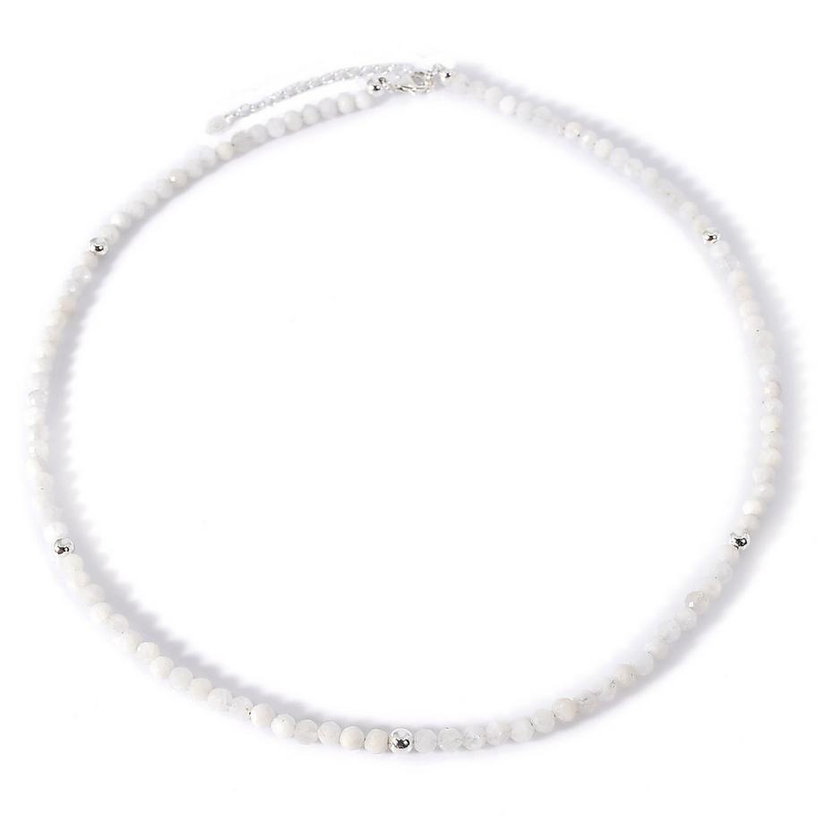 Balibay  Collier Jamila orné de pierres de lune facettées 