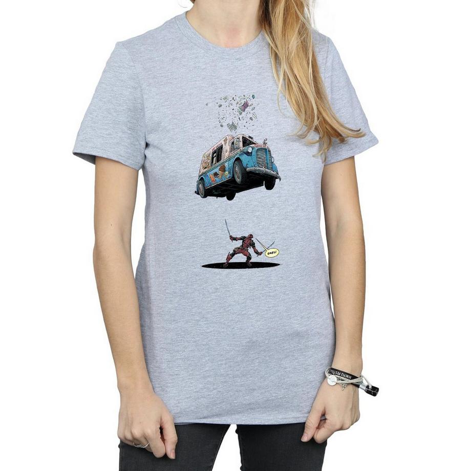 MARVEL Deadpool Ice Cream Truck T-Shirt  