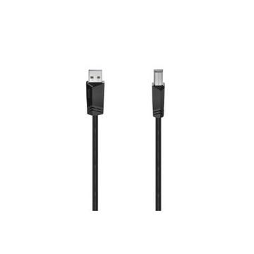 00200604 USB Kabel 5 m USB 2.0 USB A USB B Schwarz