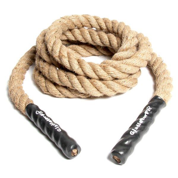 GladiatorFit  Corde cross training de grimpe "Climbing Rope" 4.50m sans crochet 