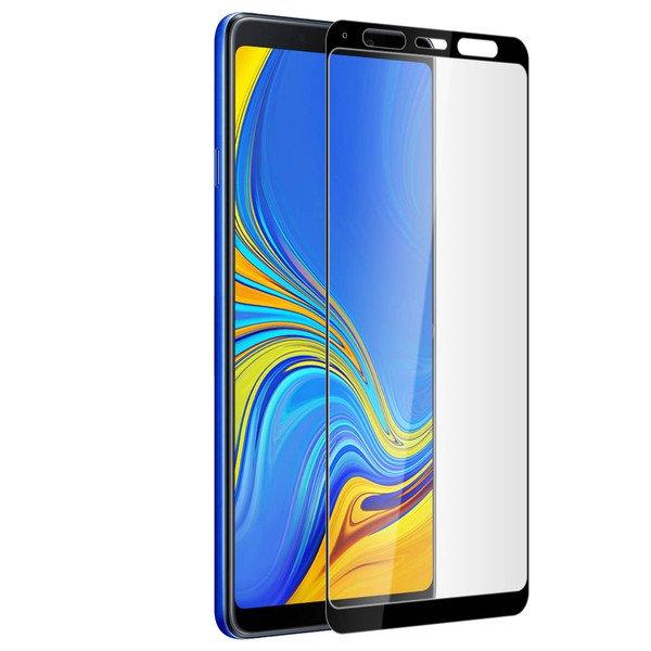 Avizar  Verre trempé contour Noir Galaxy A9 