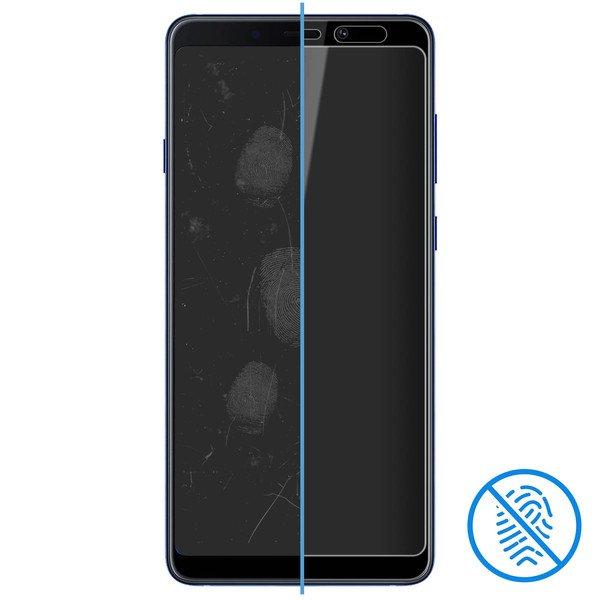 Avizar  Verre trempé contour Noir Galaxy A9 