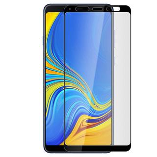 Avizar  Verre trempé contour Noir Galaxy A9 