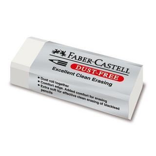 Faber-Castell FABER-CASTELL Radierer Dust-Free 187120 transparent  