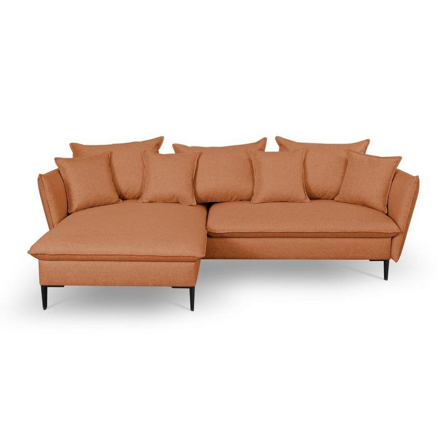 PASCAL MORABITO Canapé d'angle conible en tissu LAZARE de PASCAL MORABITO Angle gauche  