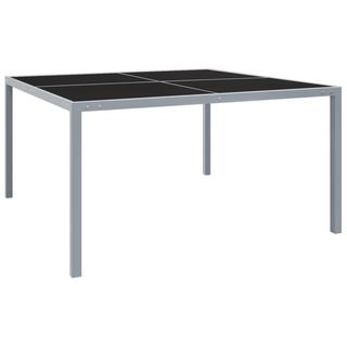 VidaXL Table de jardin acier  