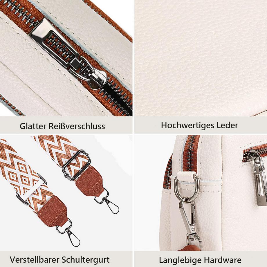 Only-bags.store Sac à Bandoulière en Cuir Véritable  