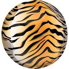 Anagram  Ballon Mylar Sphérique Orbz Tiger 