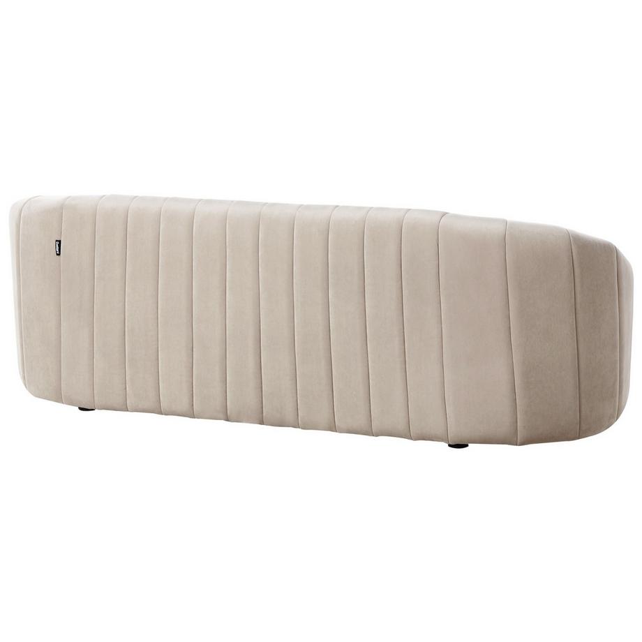 Beliani Canapé 3 places en Velours Rétro MALUNG  